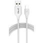 Cable de Datos y Carga Micro USB a USB para Smartphones  1 Metro de Longitud
