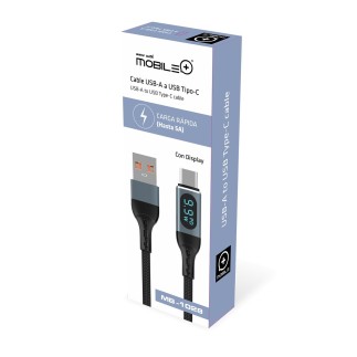 Cable USB-A a USB Tipo C  Longitud del Cable 1 m  Carga Rápida hasta