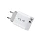 Cargador Doble con Cable USB- 3.1A  Lightning  Doble Carga Eficiente
