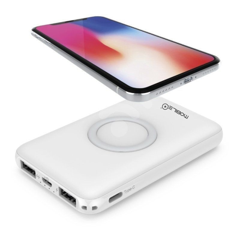 Batterie externe avec chargement sans fil 5000 mAh Batterie externe avec chargement sans fil 5000 mAh