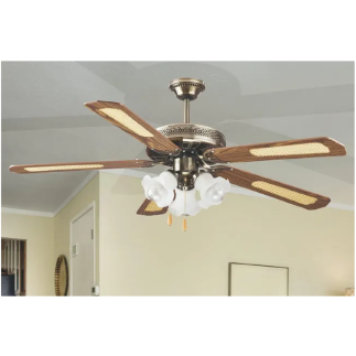 Ventilador de teto TH-450C3 - Design elegante de 52 polegadas com 4 pás
