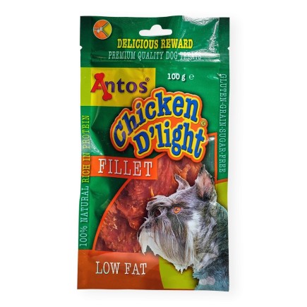 Snack para Perros Chicken D'Light Fillet - 100g