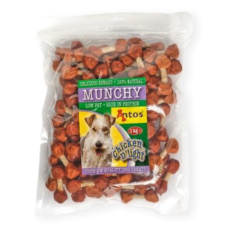 Lanche para cães Chicken D'Light Munchy - 1 kg