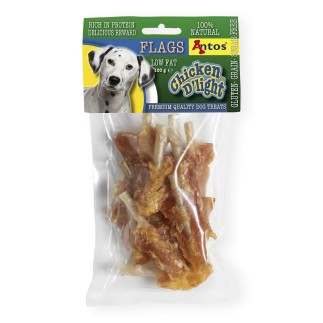 Snack para Perros Chicken D'Light Flags - 100g