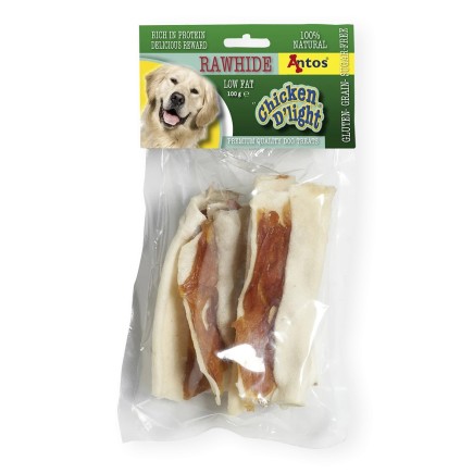 Snack per cani Chicken D'Light Rawhide - 100 g