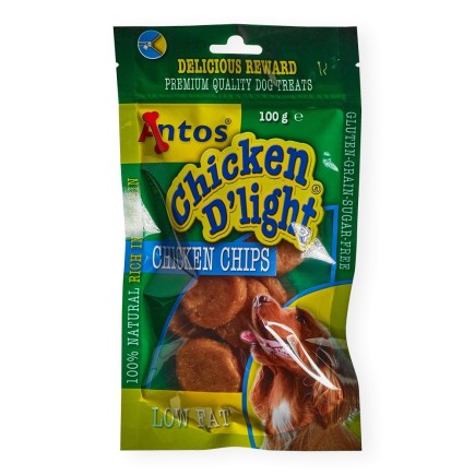 Petisco para Cachorro Chicken D'Light Chips de Frango - 100g