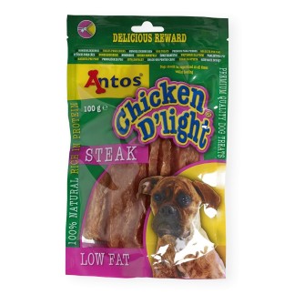 Snack per cani Chicken D'Light Steak - 100 g