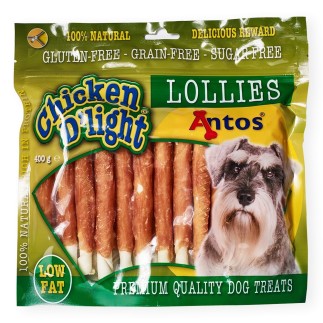 Snack para Perros Chicken D'Light Lollies - 400g
