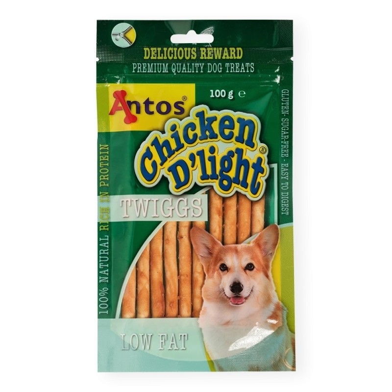 Petisco para cães Chicken D'Light Twiggs - 100g Petisco para cães Chicken D'Light Twiggs - 100g