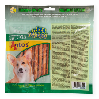 Snack para Perros Chicken D'Light Twiggs - 400g