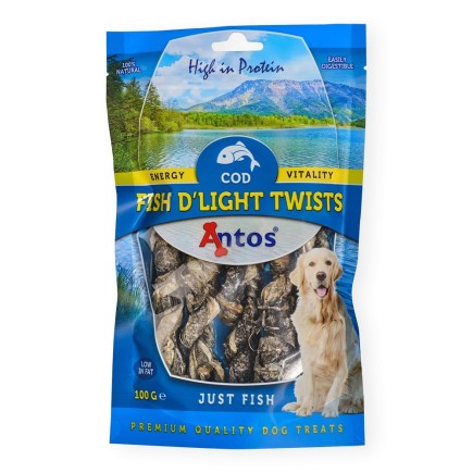 Snack per cani Fish D'Light Twists - 100 g