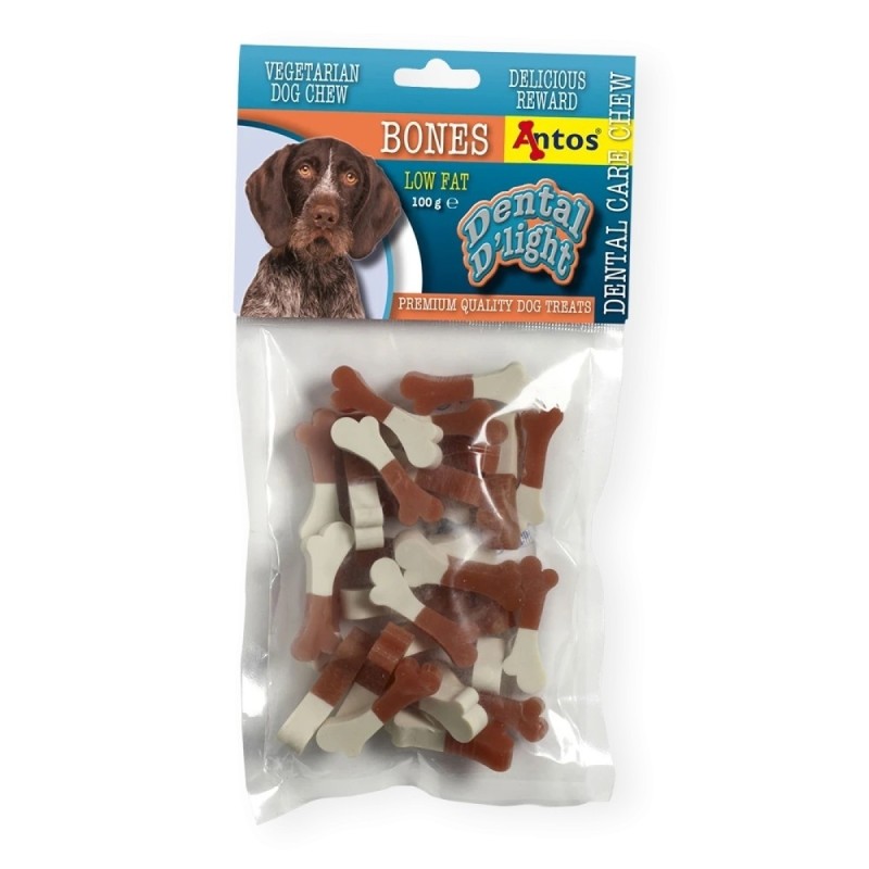 Snack Dental para Perros Dental D'Light Bones - 100g