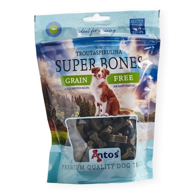 Snack para Perros Super Bones Trucha en Espirulina - 150g