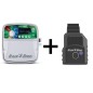 Controlador externo Rain Bird ESP-TM2 de 4 estações + módulo Wi-Fi LNK