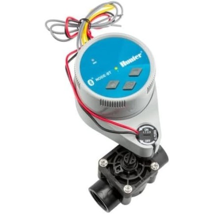 Contrôleur d'irrigation monozone NODE-BT-100-VALVE-B avec vanne PGV-101G-B et solénoïde de verrouillage | Hunter Industries