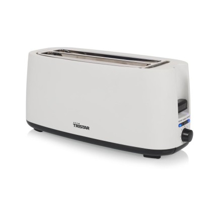Tostadora Tristar BR-1057de 1400W con 2 Ranuras Largas y Función de Descongelación