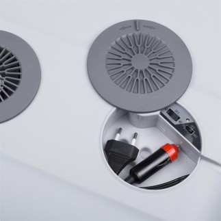 Nevera portátil de 40 L con ruedas y sistema de refrigeración