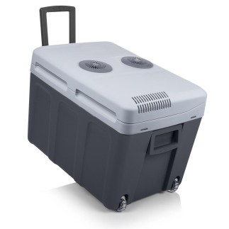 Nevera portátil de 40 L con ruedas y sistema de refrigeración