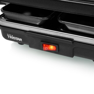 Raclette pour 4 personnes, 600W, avec revêtement antiadhésif