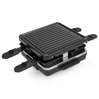 Raclette pour 4 personnes, 600W, avec revêtement antiadhésif