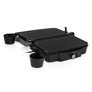 Gril de contact 1500 W avec couvercle flottant et surface antiadhésive