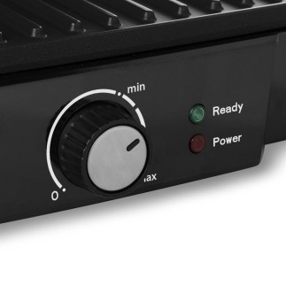 Gril de contact 2000 W avec surface antiadhésive et couvercle flottant