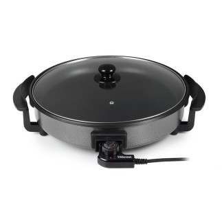 Poêle à paella multifonctionnelle 1500W Capacité 1,75L Diamètre 30cm