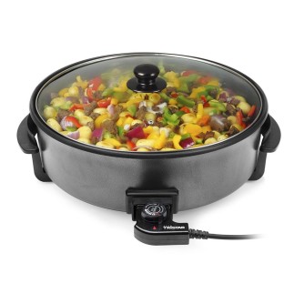 Cuisinez facilement avec une poêle à paella électrique de 1500 W à 280 °C