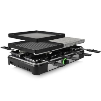 Tristar RA-2747 1400W Grill et Raclette, 8 personnes, plaques antiadhésives