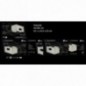 Freidora Eléctrica de Acero Inoxidable Pulido TH-FR175 Capacidad de 1.75L