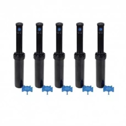 Aspersor Rain Bird 3504-PC. Pacote com 5 aspersores para irrigação de jardim.