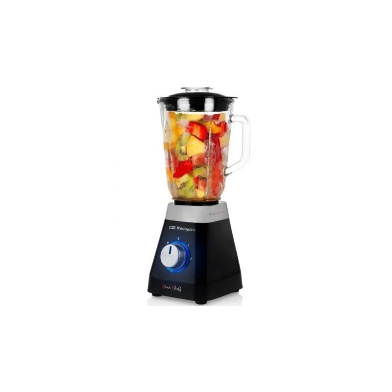 Batidora de Vaso Orbegozo BV 3400/ 500W/ 1L de Capacidad y Cuchillas de Titanio