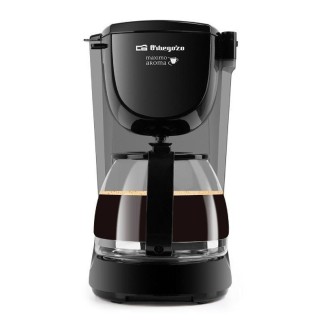 Cafeteira de gotejamento Orbegozo 750W com capacidade para 12 xícaras e jarra de vidro
