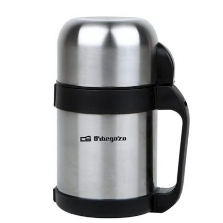 Thermos Orbegozo TRSL 1000 en acier inoxydable 1 000 ml, solides et liquides