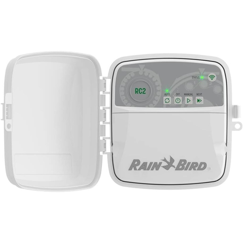 Contrôleur d'arrosage intelligent Wi-Fi Rain Bird RC2 - 8 stations extérieures (RC2-230 V) Contrôleur d'arrosage intelligent Wi-Fi Rain Bird RC2 - 8 stations extérieures (RC2-230 V)