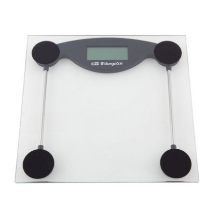 Balança de banheiro Orbegozo PB 2211 de vidro até 150 kg com display LCD