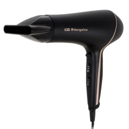 Sèche-cheveux Orbegozo SE 2065 2000 W noir avec 3 niveaux de température et de vitesse