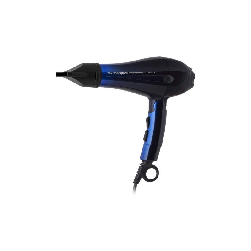 Orbegozo SE 2085 Asciugacapelli pieghevole professionale nero e blu 2200W Orbegozo SE 2085 Asciugacapelli pieghevole professionale nero e blu 2200W