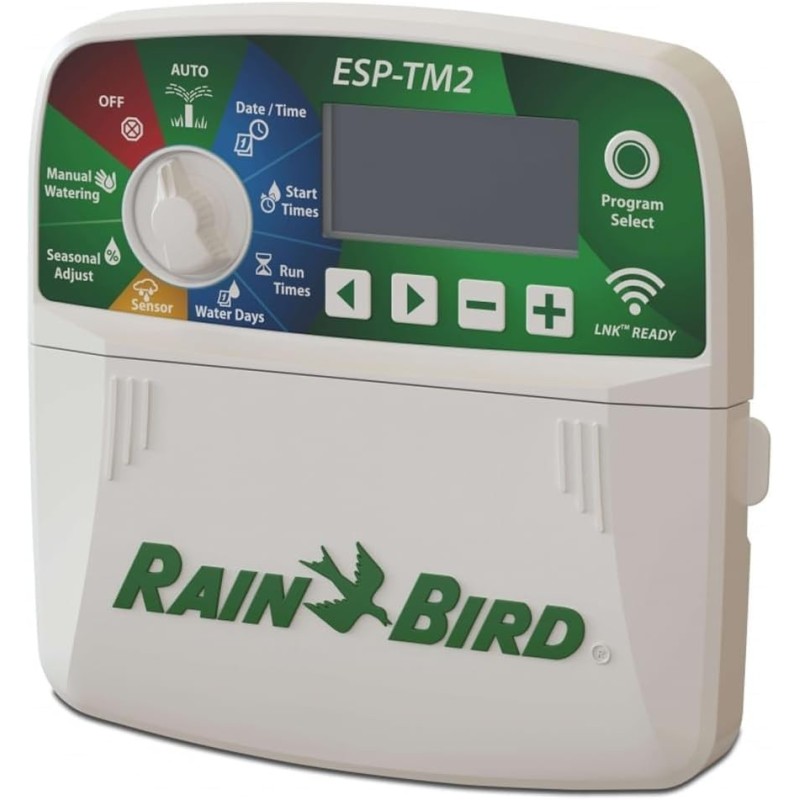 Programmateur d'arrosage Rain Bird ESP-TM2 M2I8-230 V - 8 stations, intérieur