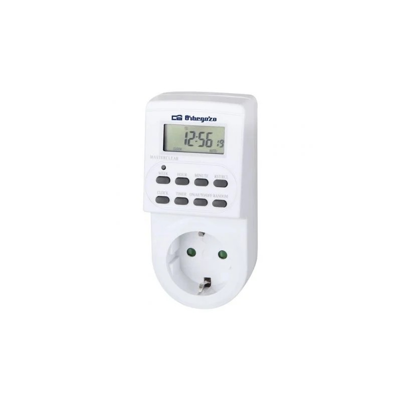 Programador de Enchufe Orbegozo PG 20 Potencia Máxima 3600W