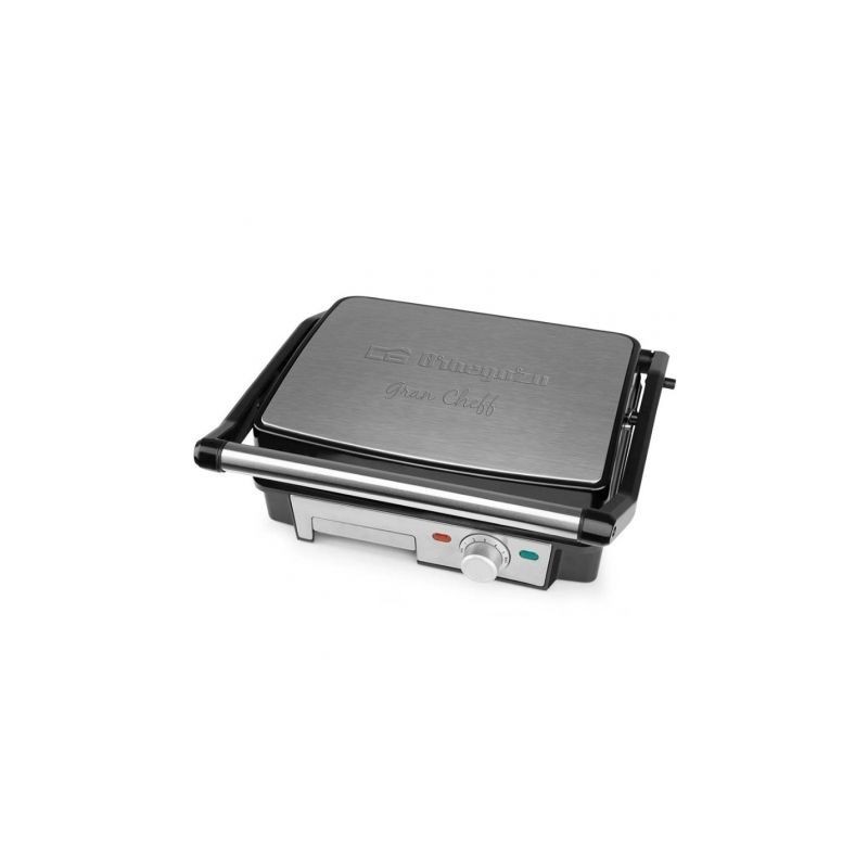 Grill Eléctrico Orbegozo GR4570 2200W 2 Placas 290x235mm Efecto Piedra