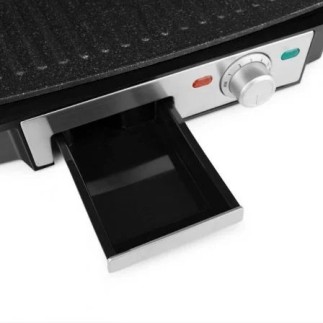 Grill Eléctrico Orbegozo GR4570 2200W 2 Placas 290x235mm Efecto Piedra