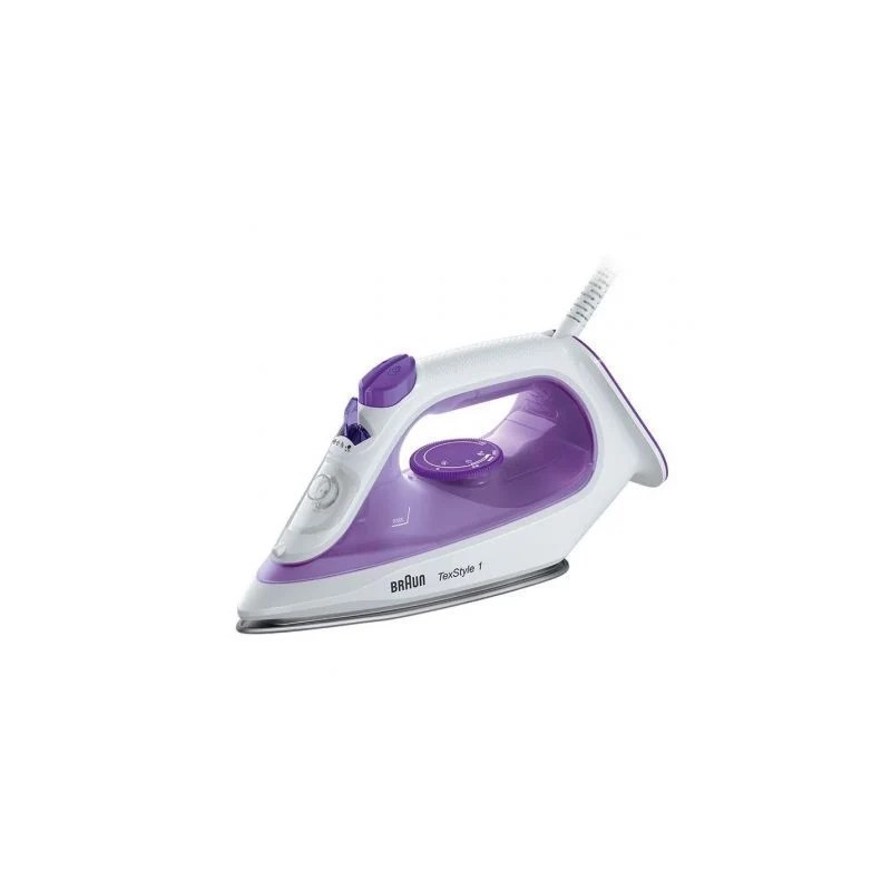 Plancha de Vapor Braun TexStyle 1 SI1080VI, 2000W, Suela SuperCeramic