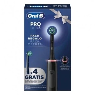 Brosse à dents électrique Braun Oral-B Series Pro 3 avec 4 têtes de brosse