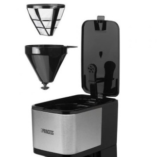 Cafetera de Goteo Princess 246031 750W con Jarra de Vidrio de 1,25L
