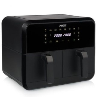 Friteuse à air Princess à double panier 2400 W avec capacité de 8 L