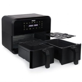 Fritadeira a ar Princess Double Basket 2400W com capacidade de 8L