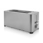Grille-pain Princess 142402 1400 W en acier inoxydable avec 2 fentes longues