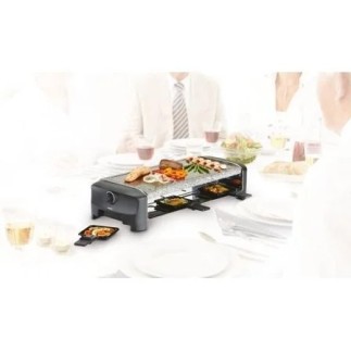 Princess 162830 Raclette Grill e Chapa de Pedra 1300W, Superfície