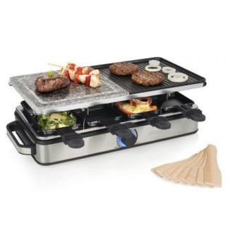 Raclette Princess Deluxe 8 162635 - 1400W, 2 Pratos de 21x21 cm